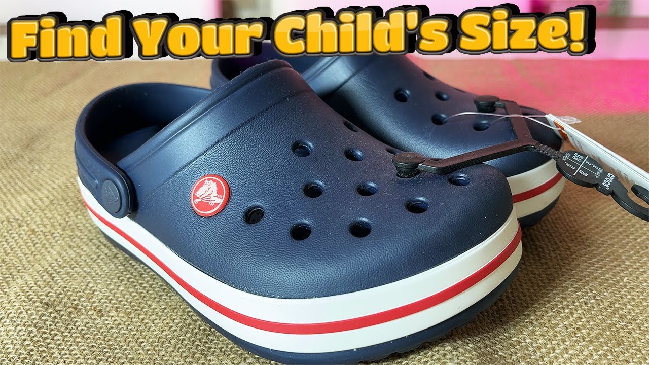 Find Your Child&rsquo;s CROCS SIZE! Heel to toe measures demonstration!