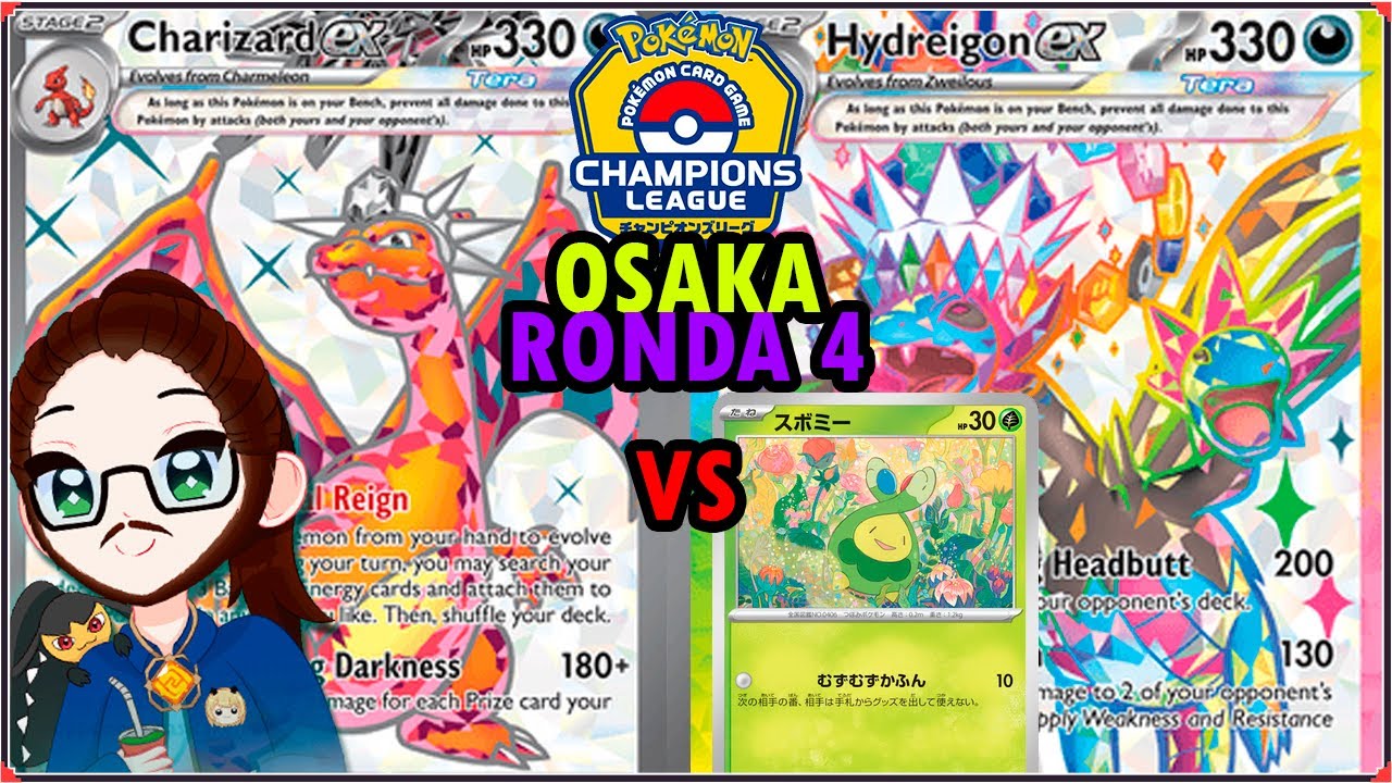 RONDA 4 CHAMPION LEAGUE OSAKA POKEMON TCG 2025 EN ESPAÑOL ! CHARIZARD EX vs HYDREIGON EX !