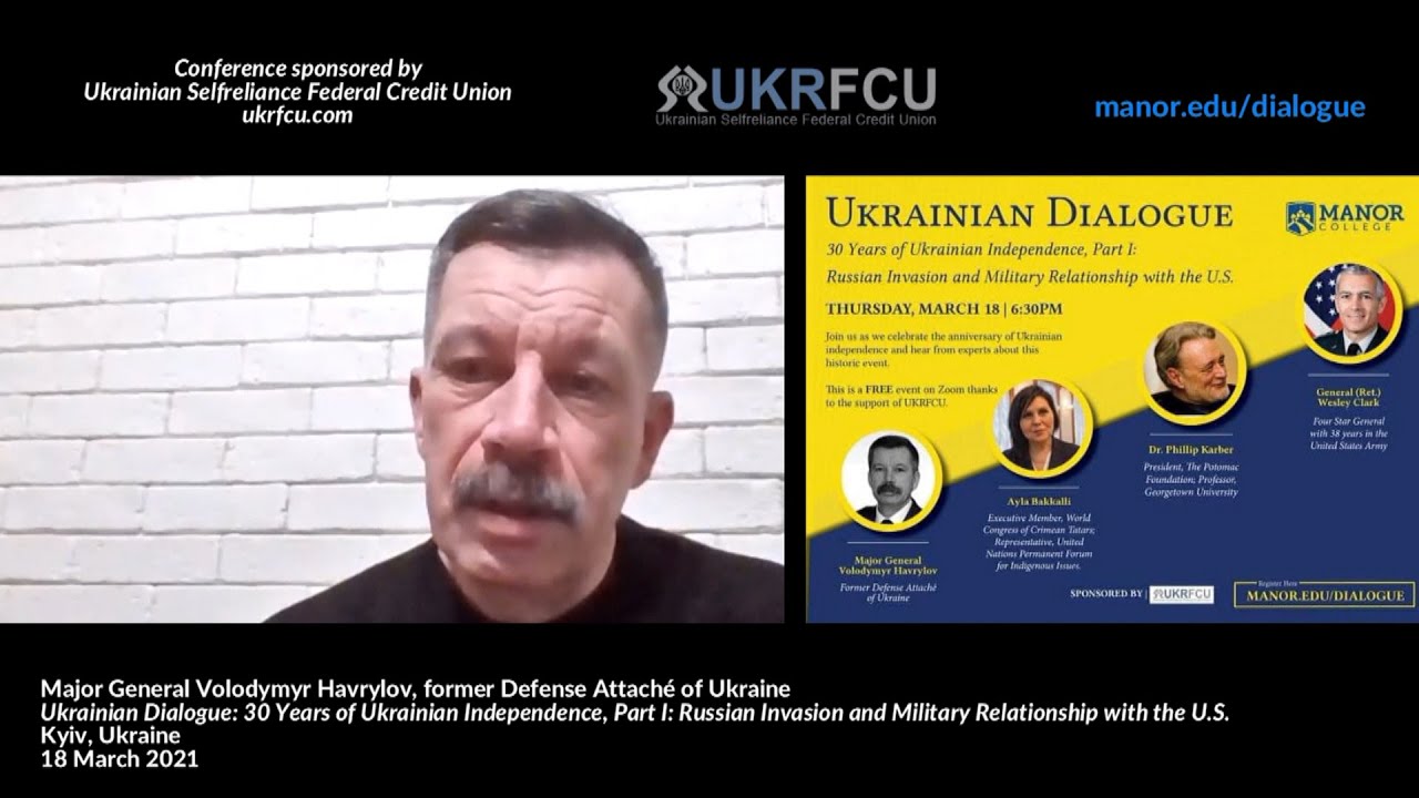 Remarks by Major General Volodymyr Havrylov on Ukraine, 18 March 2021