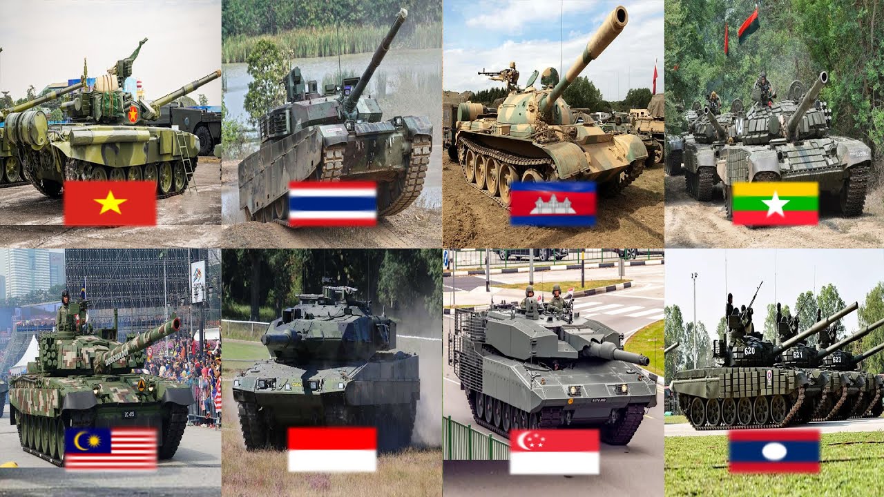 Main Battle Tanks in each country in Southeast Asia⚙️ 2025