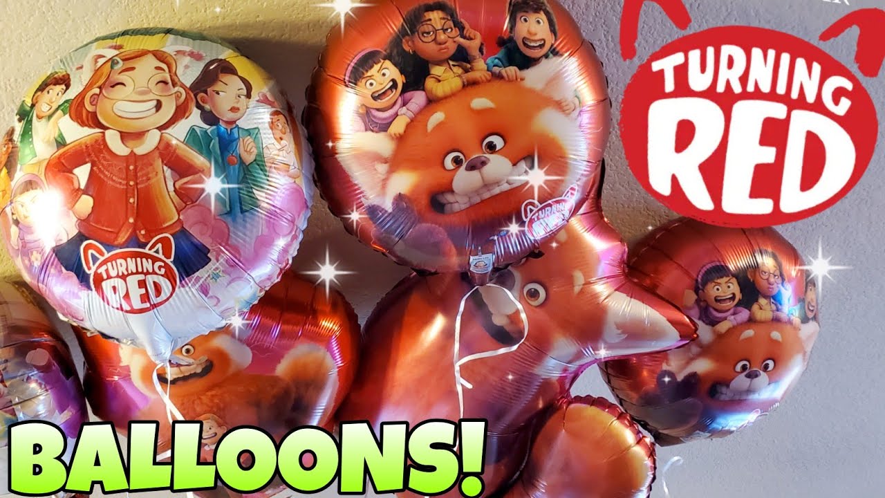 Turning Red Panda Balloon Shopping DIY Inflating Balloons With Helium Tank #panda