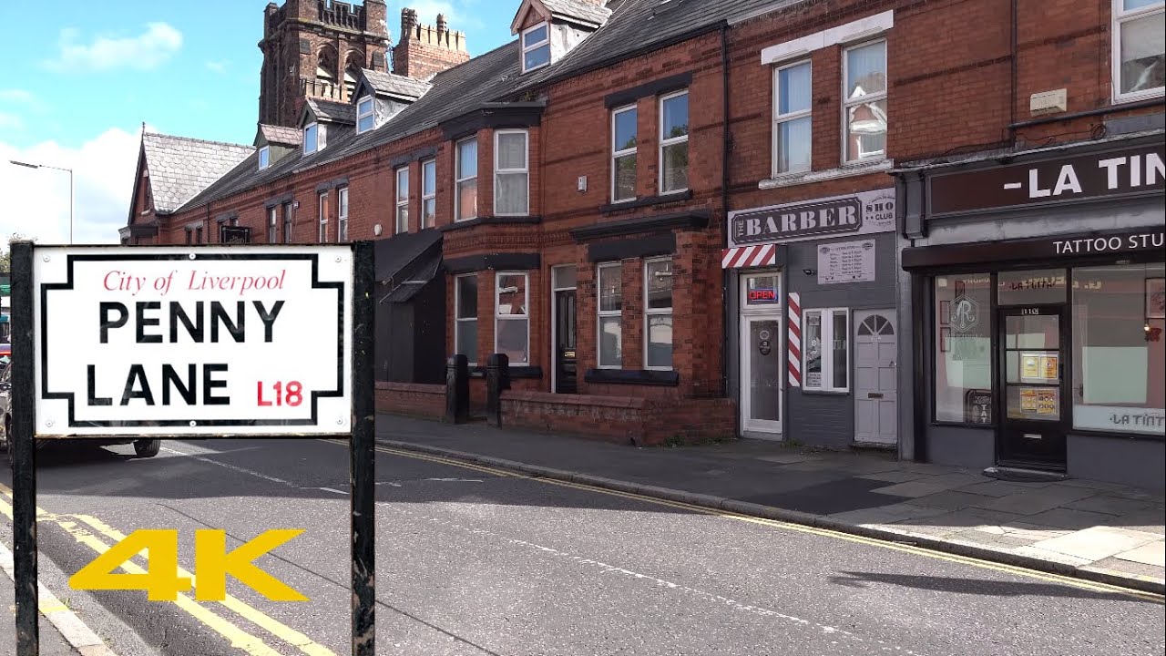 Liverpool Walk: Penny Lane【4K】