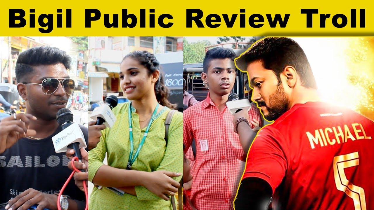 Bigil Movie Public Review Troll