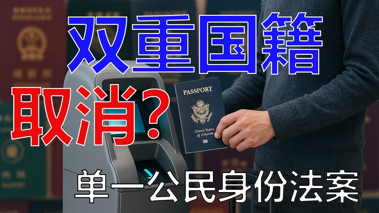 双重国籍将被取消？Exclusive Citizenship Act of 2025