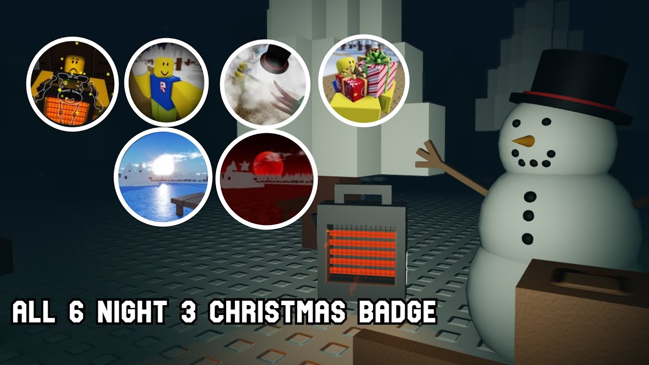 Residence Massacre - All 6 Night 3 Christmas Badge Guide