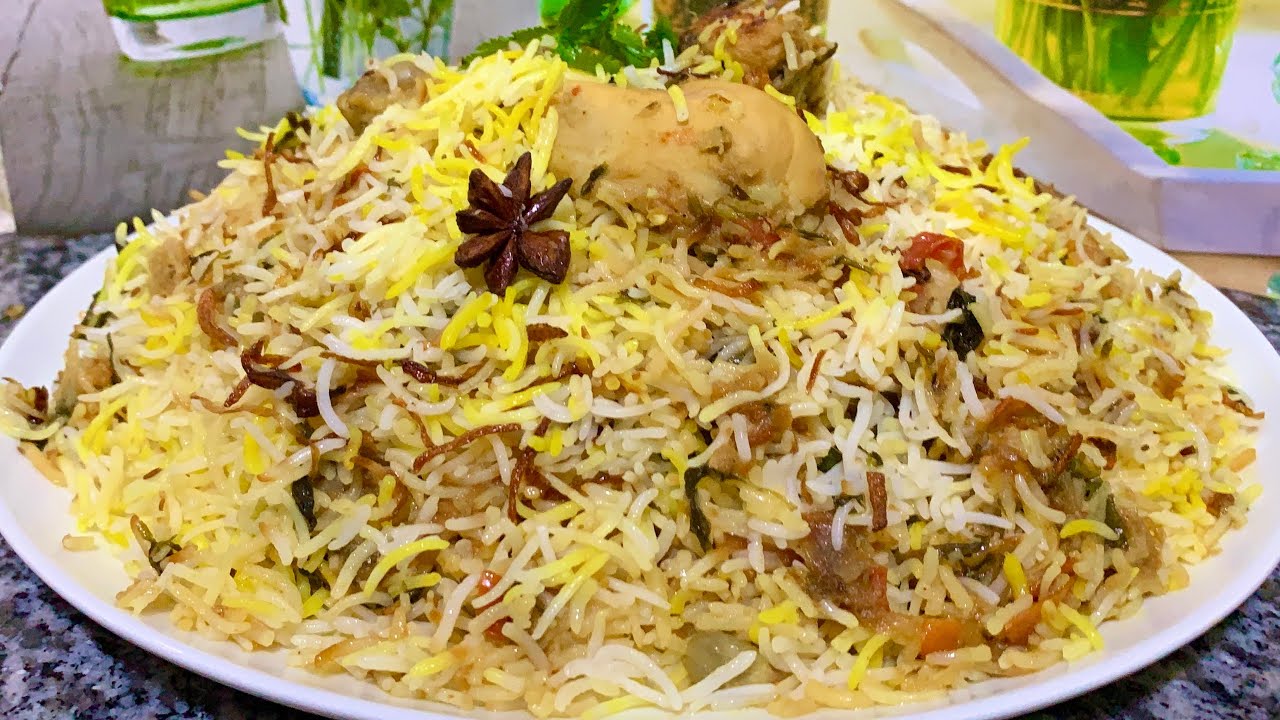 Chicken bhatkali biryani recipe | how to make chicken bhatkali biryani | super easy and delicious😋