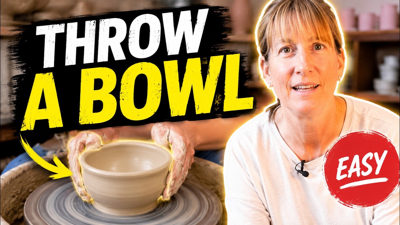 How to Throw A Bowl on The Pottery Wheel   A Quick Guide for Beginners