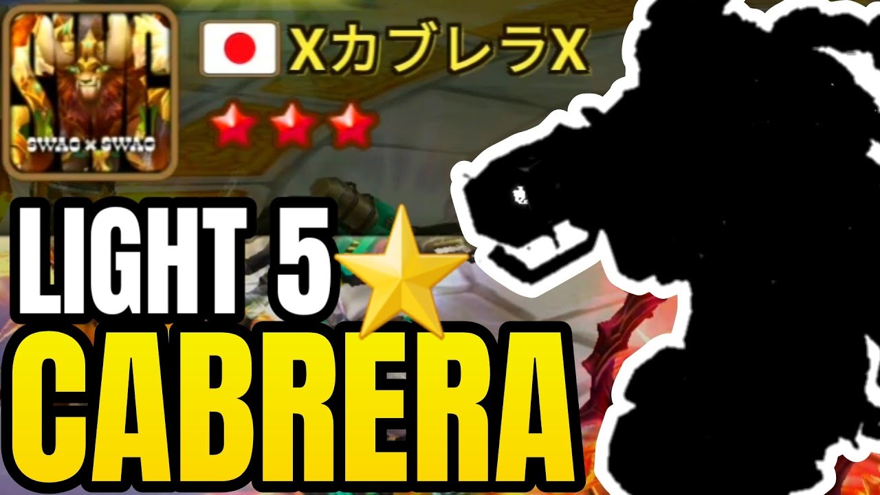 This 5-Star Light Unit is one of Cabrera's Favorites! - Summoners War