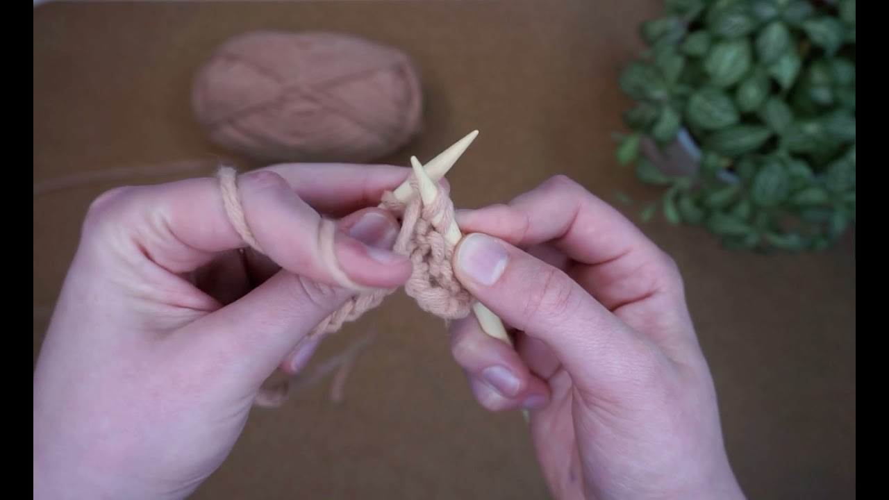 Linke Maschen stricken - Stricklexikon