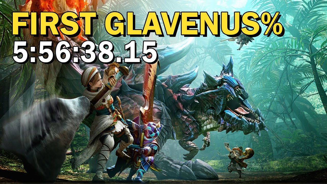 FIRST SPEEDRUN! MHGU Village Any% Glavenus No DLC Speedrun in 5:56:38.15 with Aerial Charge Blade!