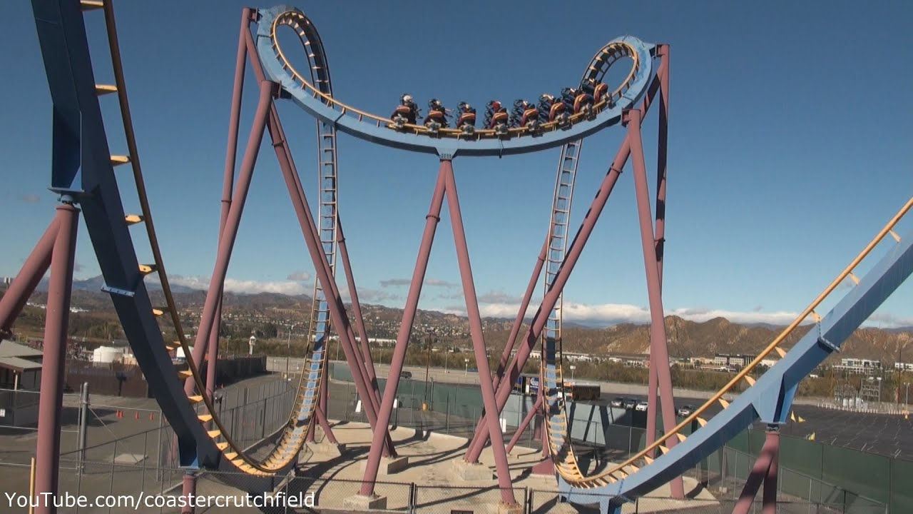 Scream! (Off-ride HD) Six Flags Magic Mountain