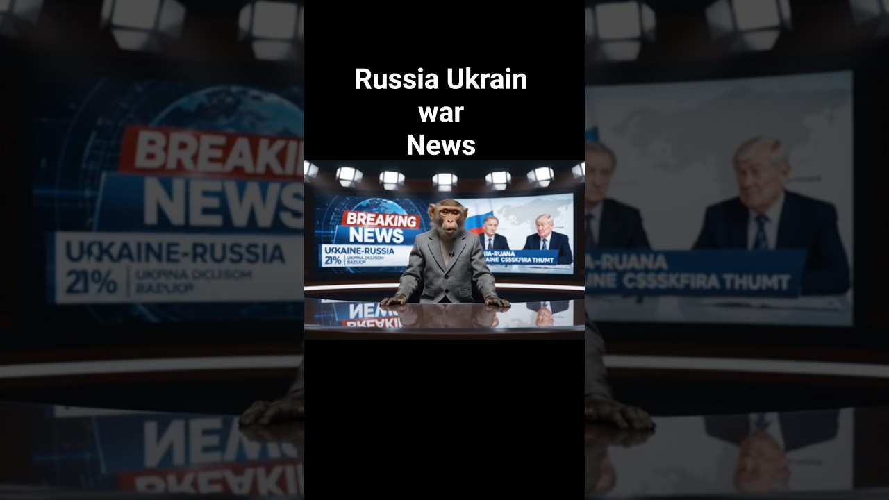 BREAKING: Russia–America Alaska Summit Collapses ❌🌍 | Monkey News Anchor 🐒