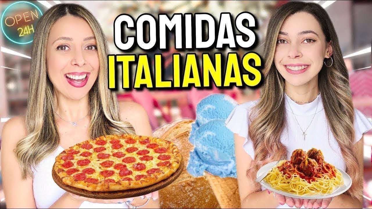 24 HORAS COMENDO COMIDAS ITALIANAS 🇮🇹