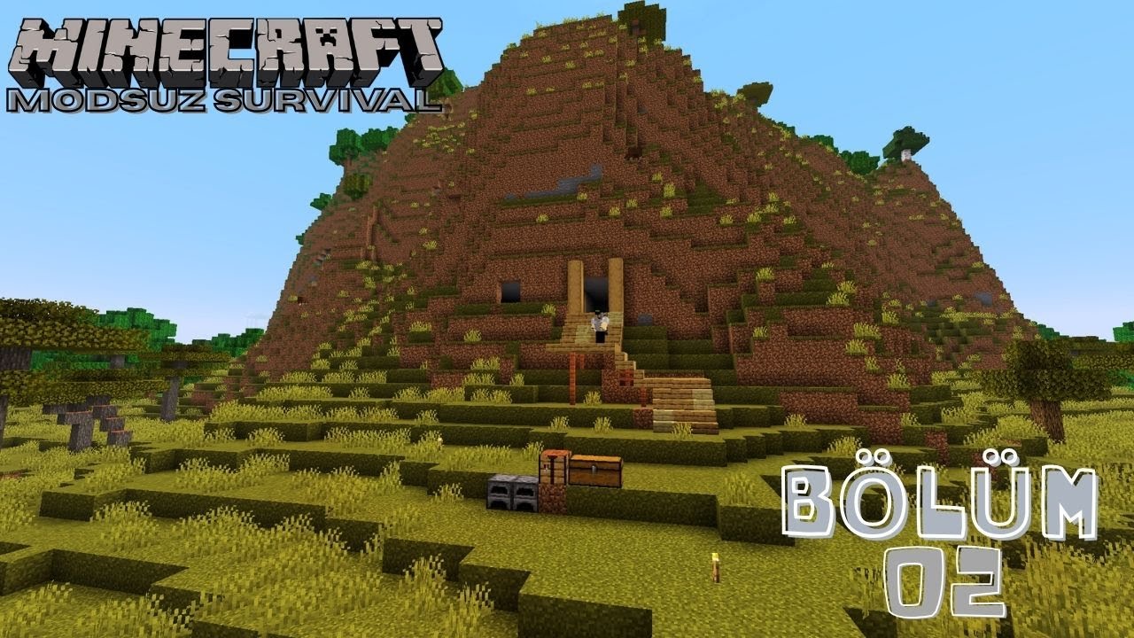 BASEMİZ GÜZELLİK ABİDESİ OLMAYA BAŞLADI - Minecraft - Modsuz Survival  - S5 - Bölüm 2