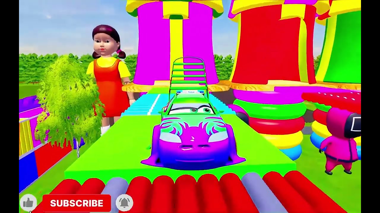 CRAZY CARS with COLORS ALL CARS TRANSPORT With COLORFUL CARS In FS22 ! Farming Simulator 22 ! #9