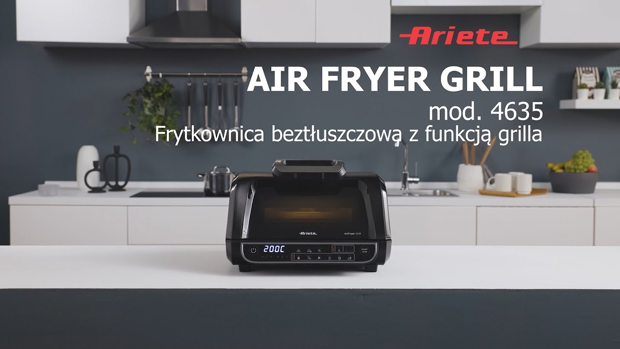 Frytkownica beztłuszczowa Ariete mod. 4635/00 AirFryer & Grill