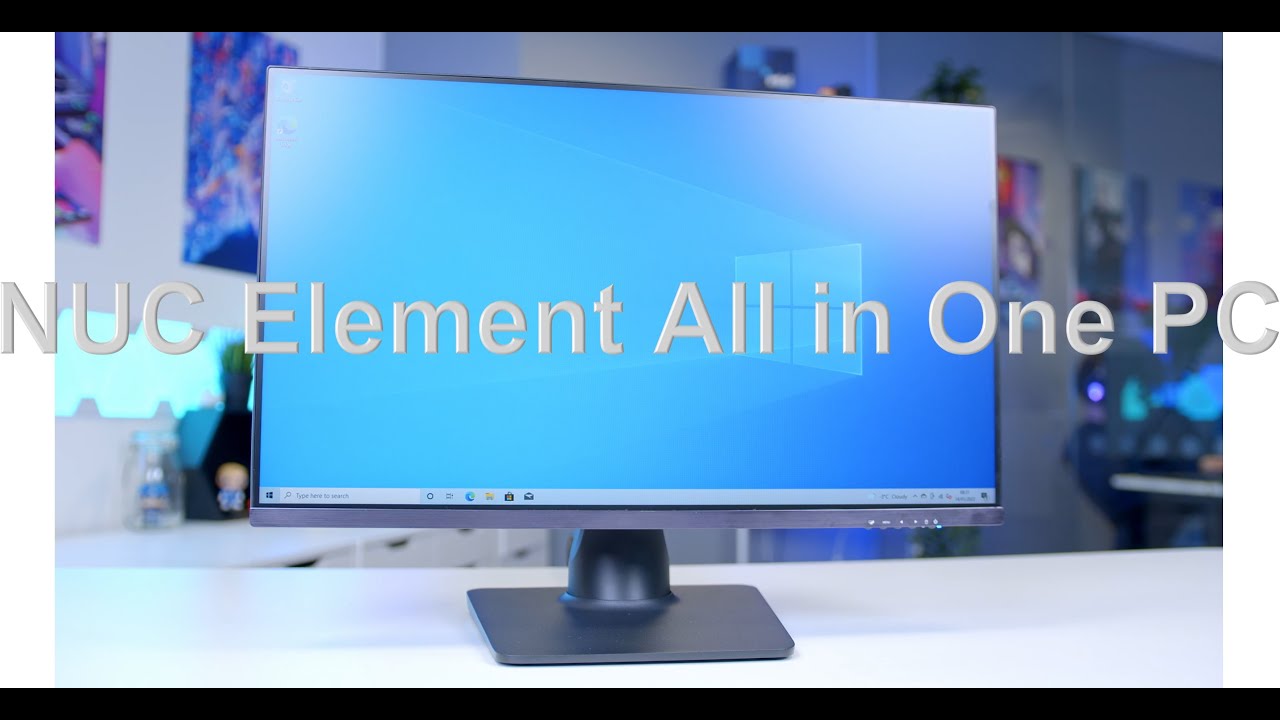 All in One Desktop PC - Loop International LP2385 Intel NUC Element All in One PC - 4K