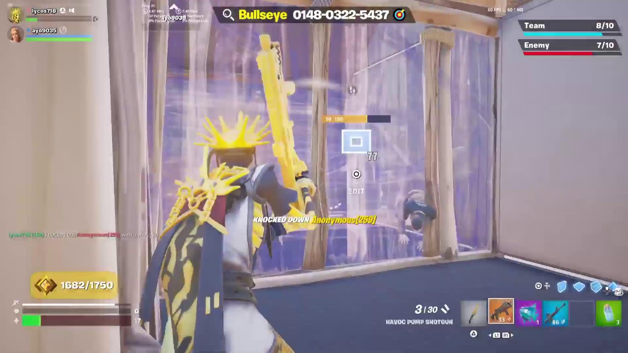 Playing Fortnite