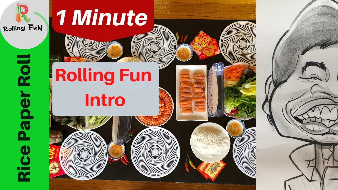 #StayHome and Make YUMMY ROLLS #WithMe to master Rice Paper Rolls - Rolling Fun Introduction