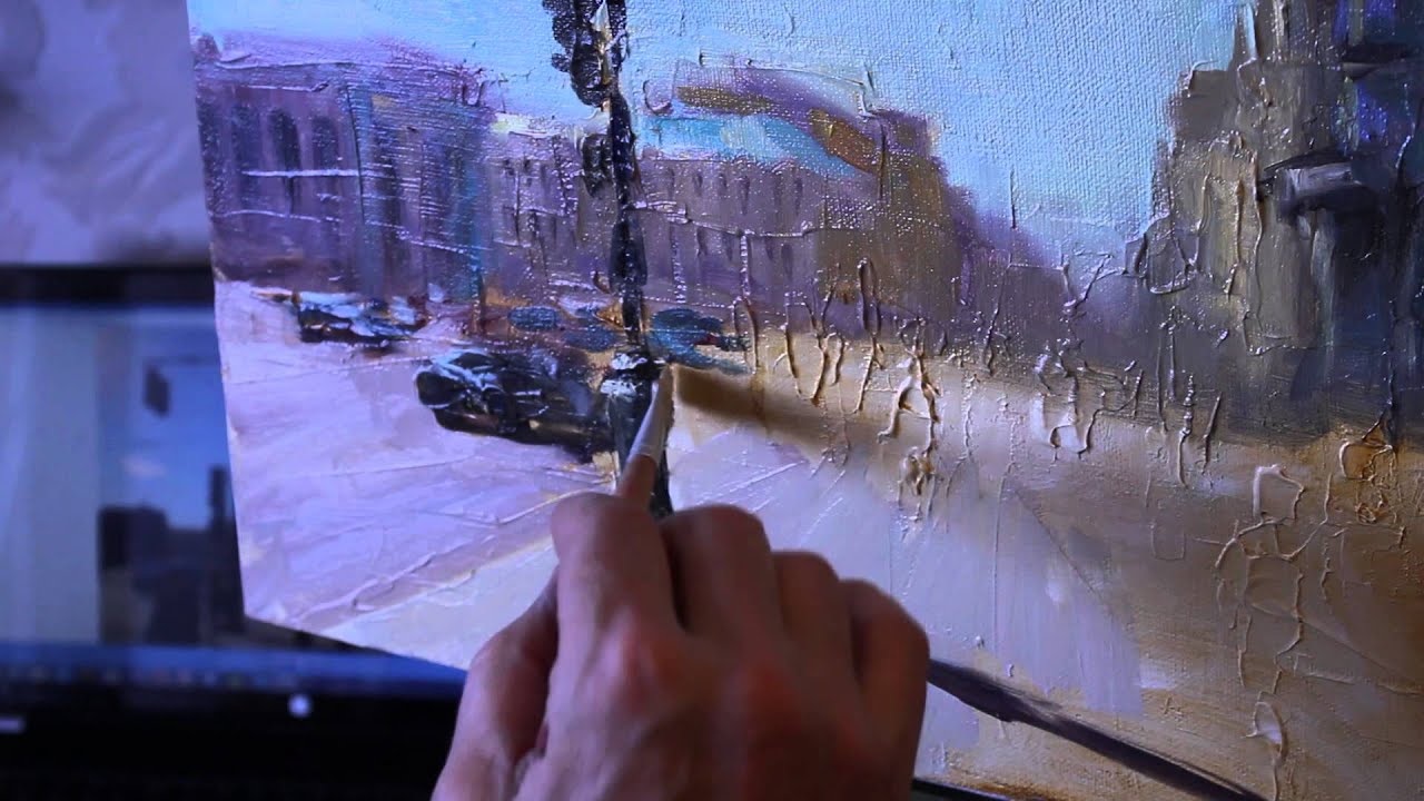 Георгий городской пейзаж Питер