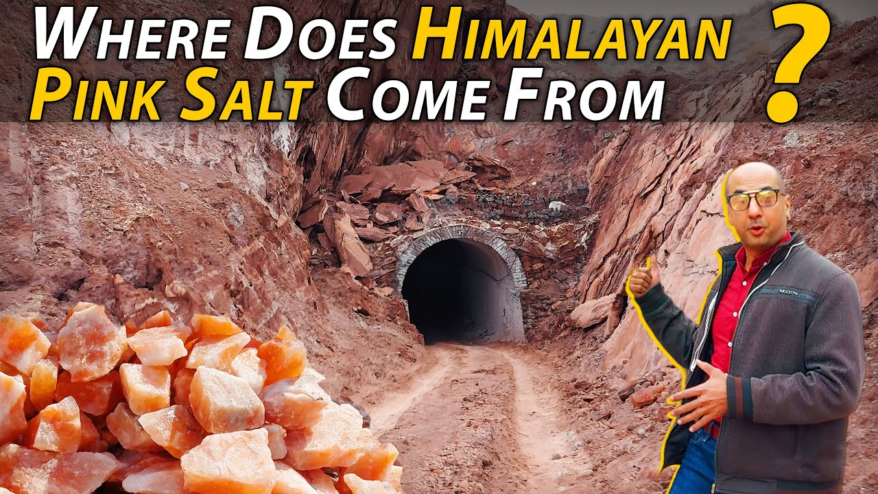 How They Mine 800 Tons of Dark Himalayan Salt Deep Inside Mountain