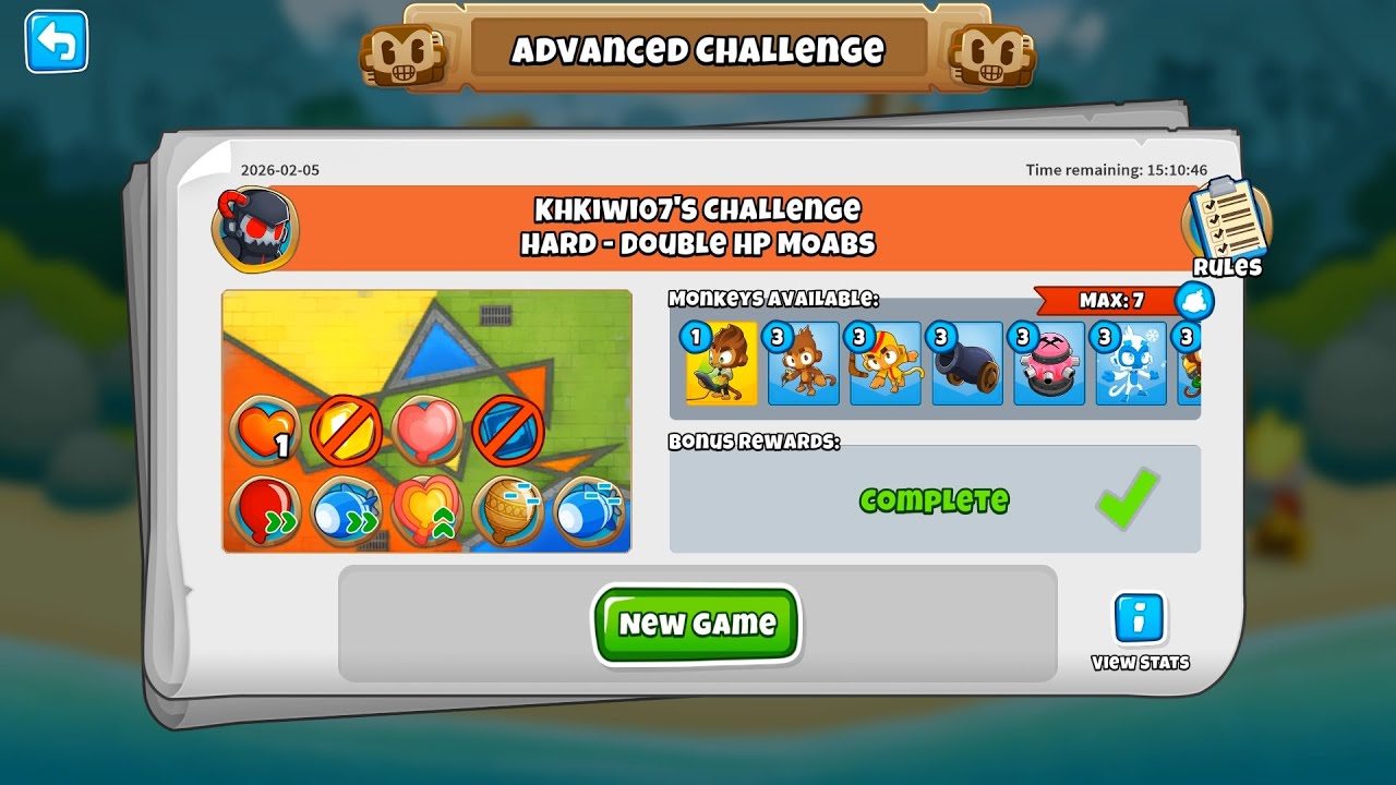 BTD6 - Advanced Challenge（Feb 5, 2026）