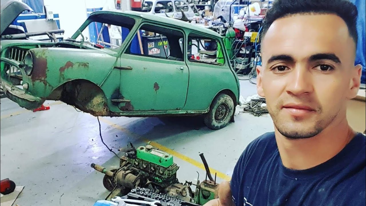 Car repair of the type /Morris cooper s Mk1/ from start to finish.part (1)  السيارات الكلاسيكية 🇪🇸