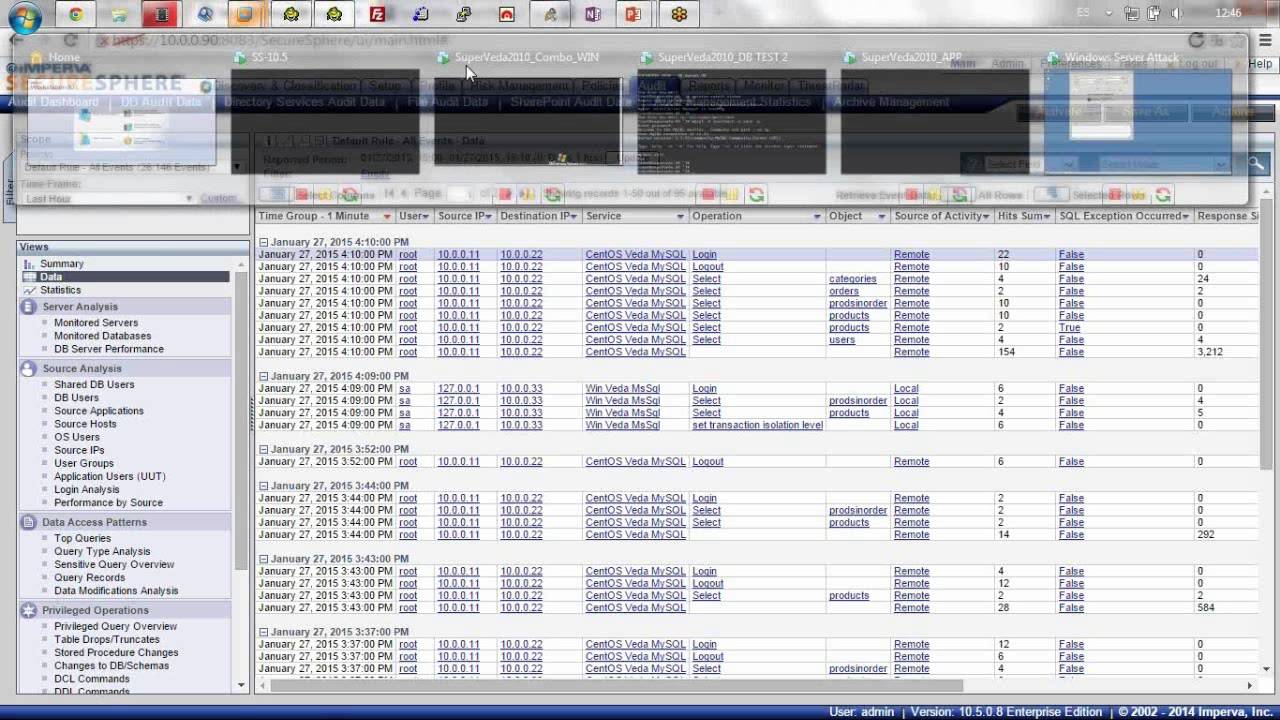 Webinar IMPERVA Database Security (Demo DBF) - Febrero 2015