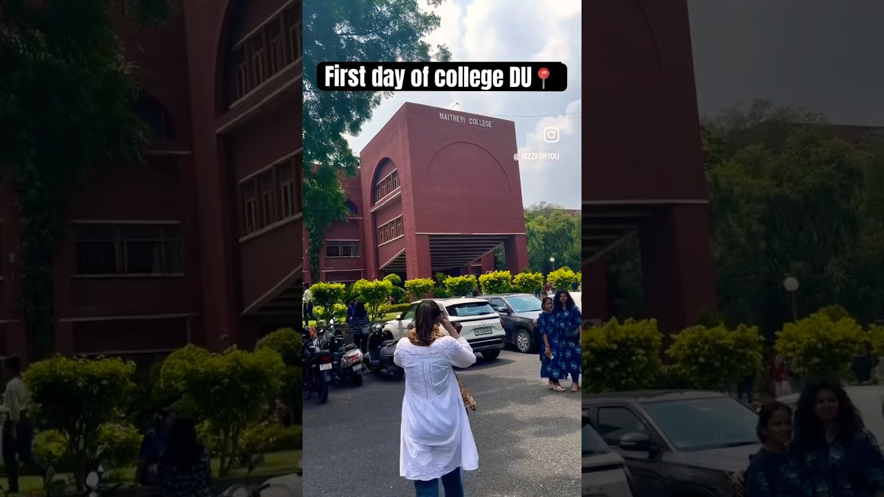 FIRST DAY OF COLLEGE AT DU😍| Delhi University | #delhiuniversity