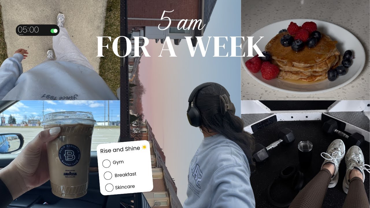 Waking up at 5AM for A WEEK... Here’s what happened