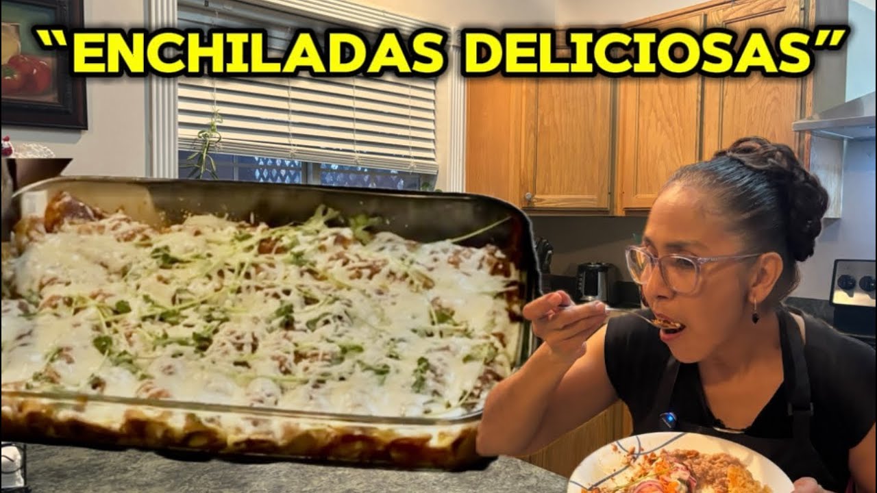 👉Así se Hacen las Mejores Enchiladas Mexicanas 🌮🔥/ Receta Casera
