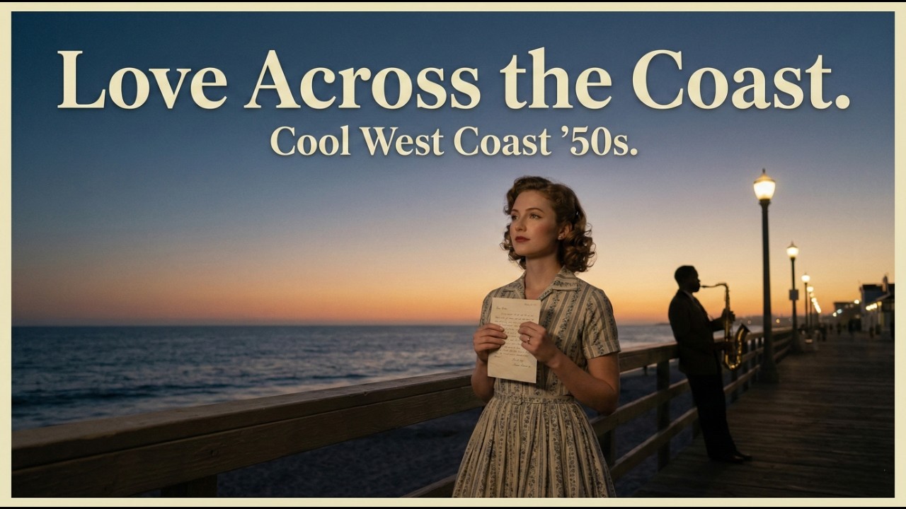 1950s West Coast Jazz Love Song About Long Distance Relationship | Cool Vintage Saxophone Sound
