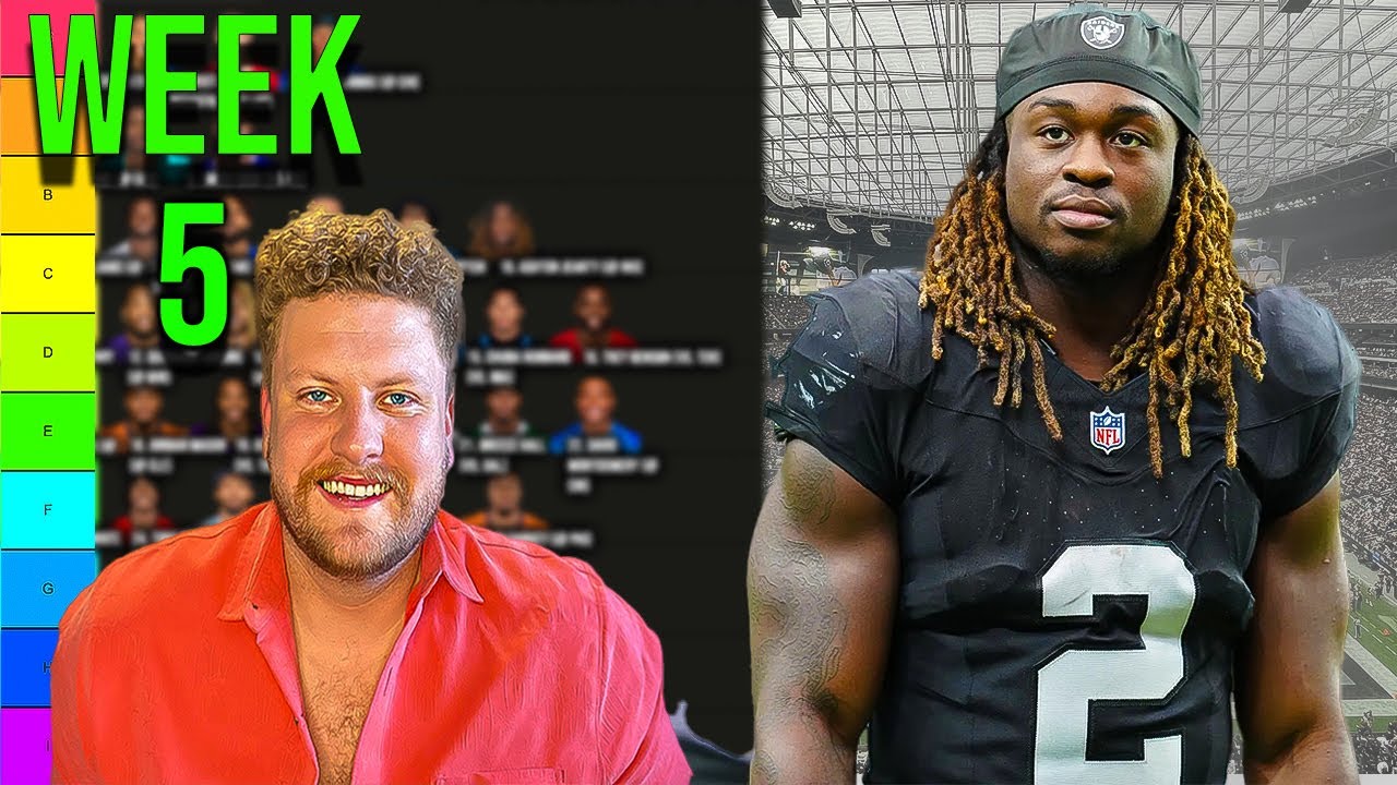 Top 30 Running Back Rankings For Week 5 Fantasy Football