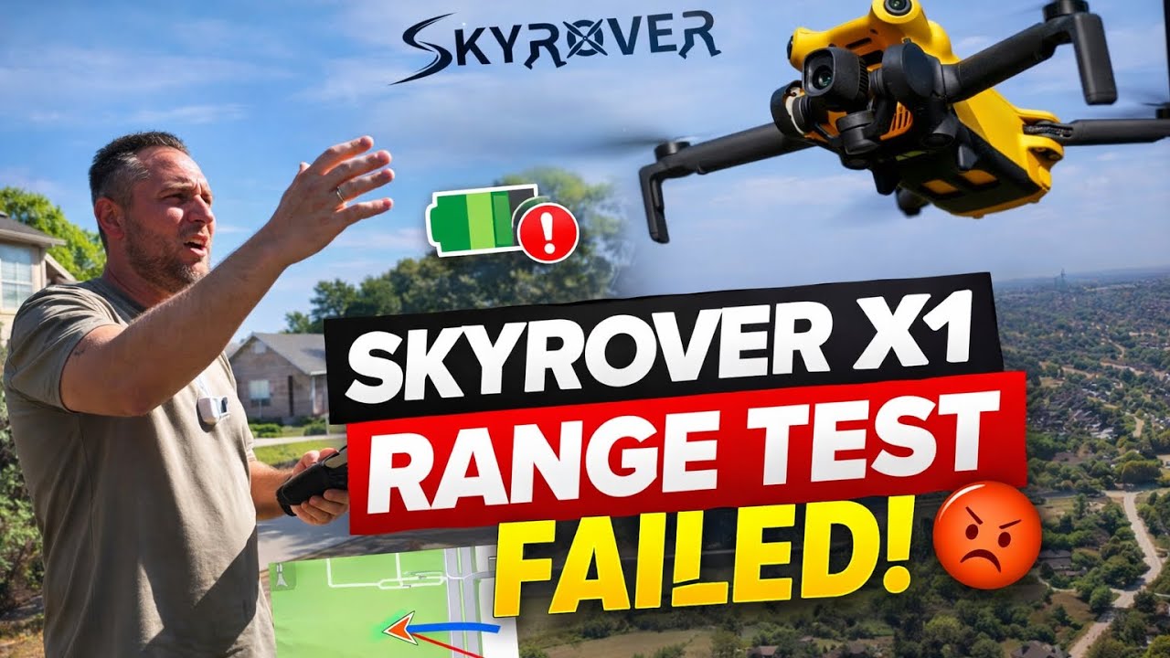 Тест дальности полета Skyrover X1&hellip; ПРОВАЛИЛСЯ НАМНОГО раньше, чем ожидалось 😳