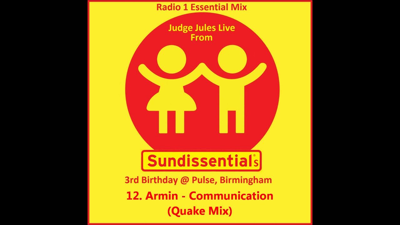 Judge Jules Essential Mix Live From Sundissentials 3rd Birthday