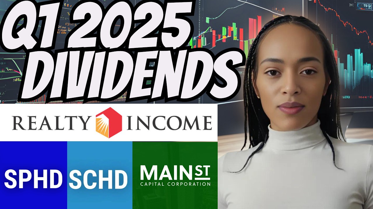 Dividend Income Q12025  | How Much I Earned From MAIN, VOO & More!