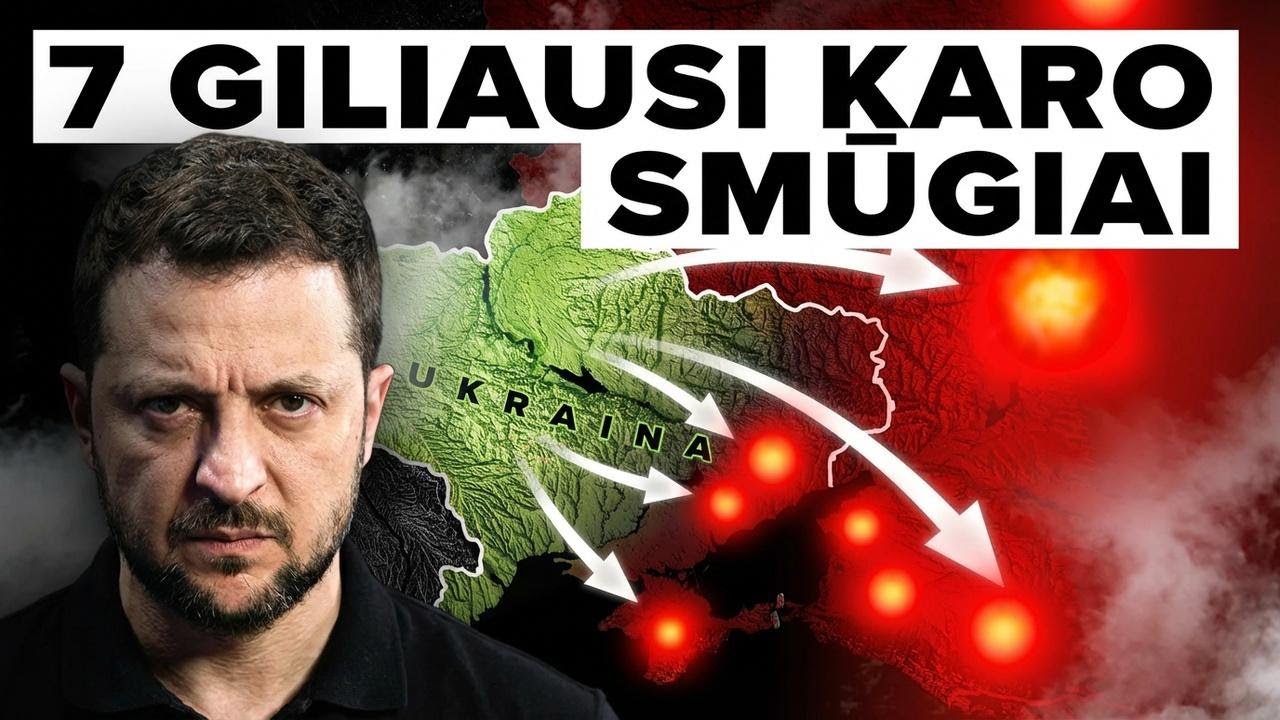 7 kartai, kai Ukraina smogė giliai į Putino užnugarį
