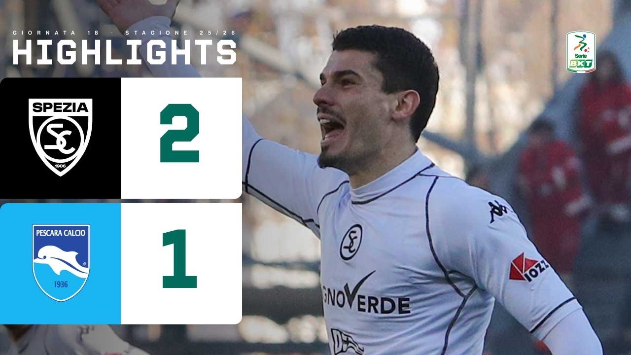 Spezia - Pescara 2-1 | ARTISTICO nel recupero  regala 3 punti allo SPEZIA | HIGHLIGHTS Serie BKT