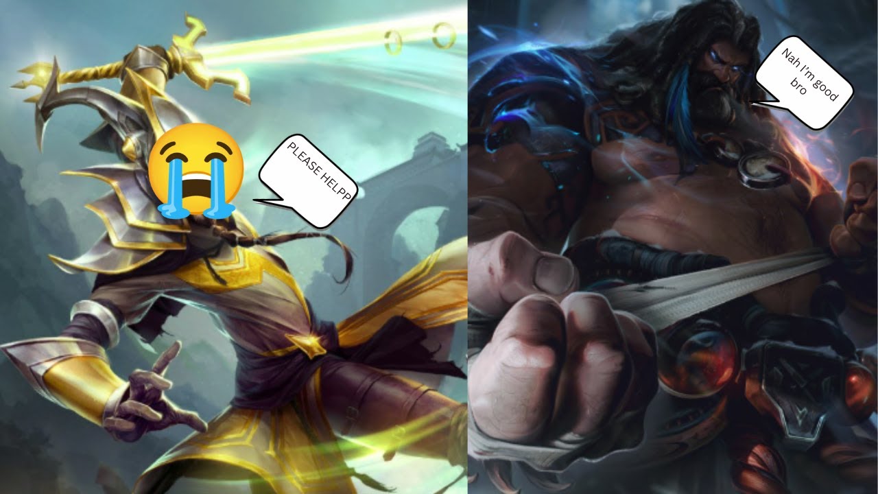 League, but I my Jungler plays for the enemy team