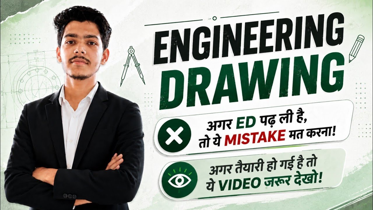 Engineering drawing important strategy for exam | BT-105 | RGPV Examination 