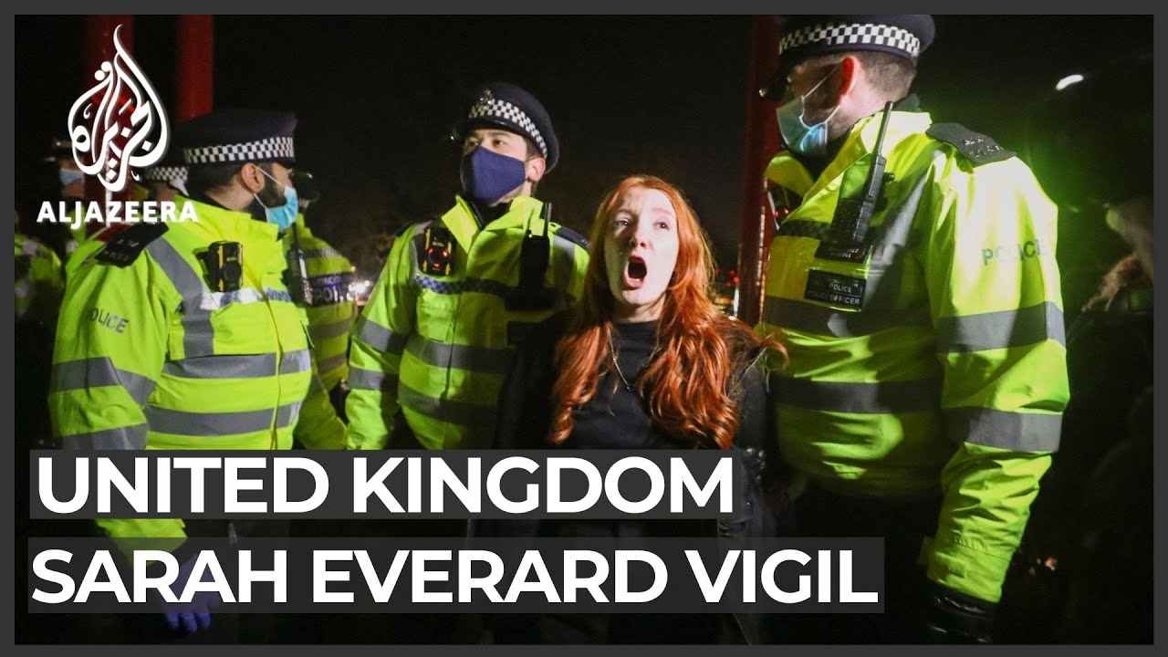 Thousands attend Sarah Everard vigil in London despite ban