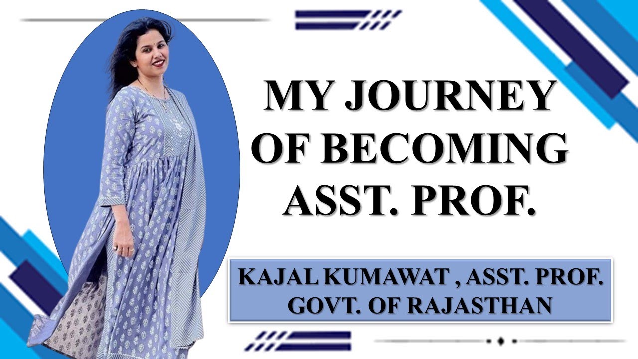 MY JOURNEY OF BECOMING ASSISTANT PROFESSOR