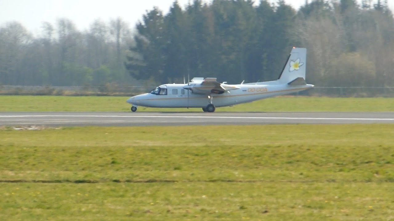 Rockwell 690A Turbo Commander  ► Landing ✈ Groningen Airport Eelde