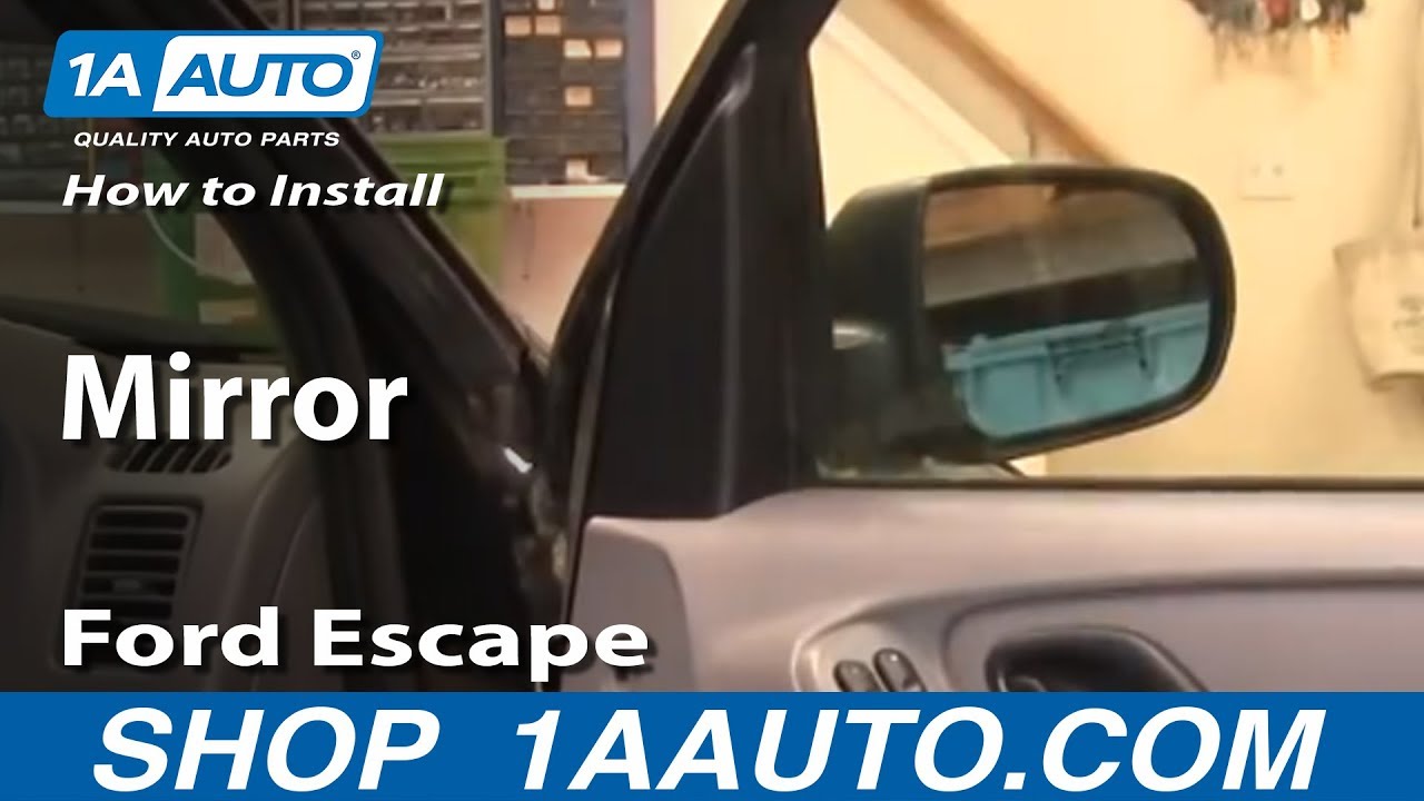 How to Replace Mirror 01-02 Ford Escape