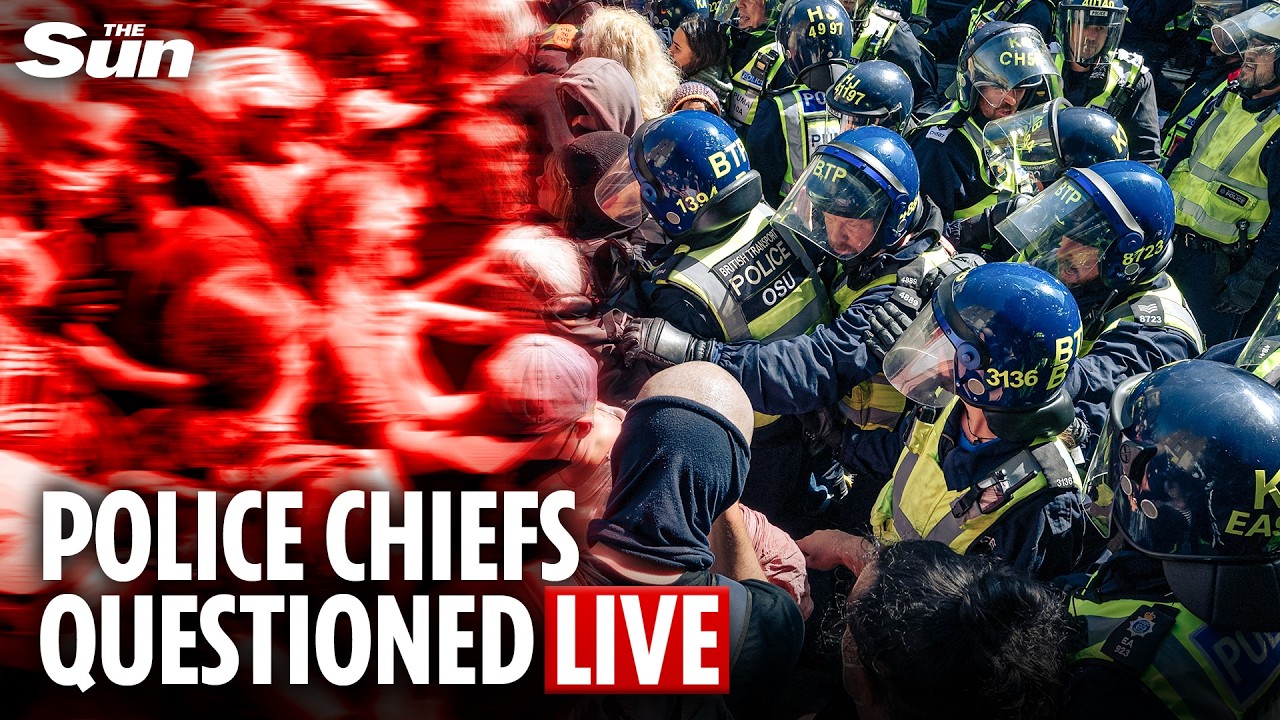 LIVE: Met and Merseyside police chiefs questioned on protest policing