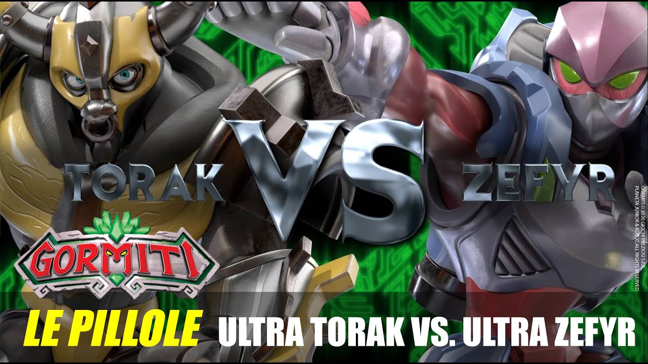 Gormiti | Le Pillole: Ultra Zefyr vz Ultra Torak
