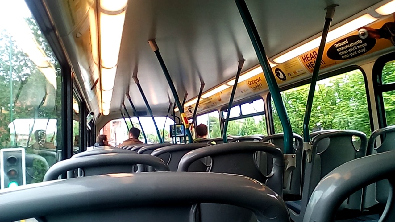 Yellow Line 68A Bus 906 from Bulwell Bus Station to City, Victoria Centre