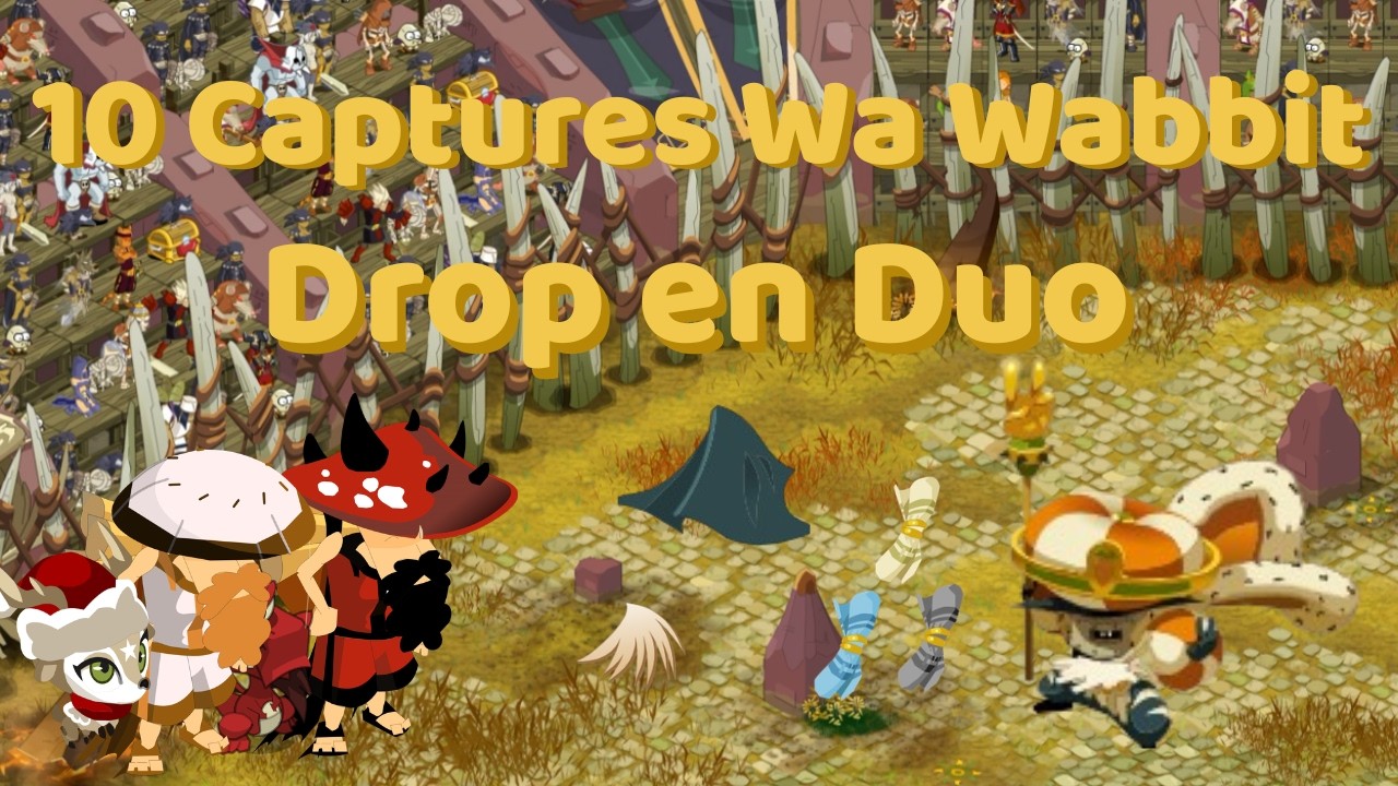 Rentable avec ou sans étoffe?! - Drop en Duo - 10 captures Wa Wabbit - Dofus Retro - Boune