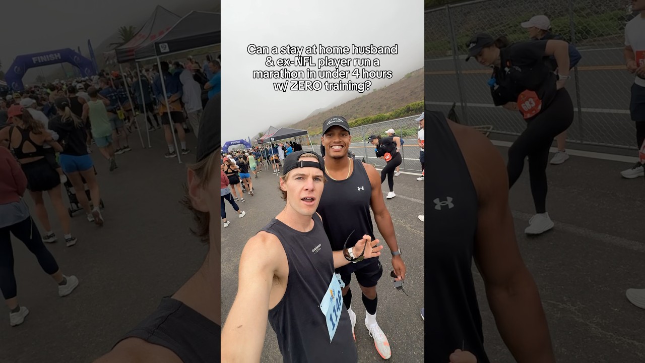 Can we run a marathon in under 4 hours with ZERO training???