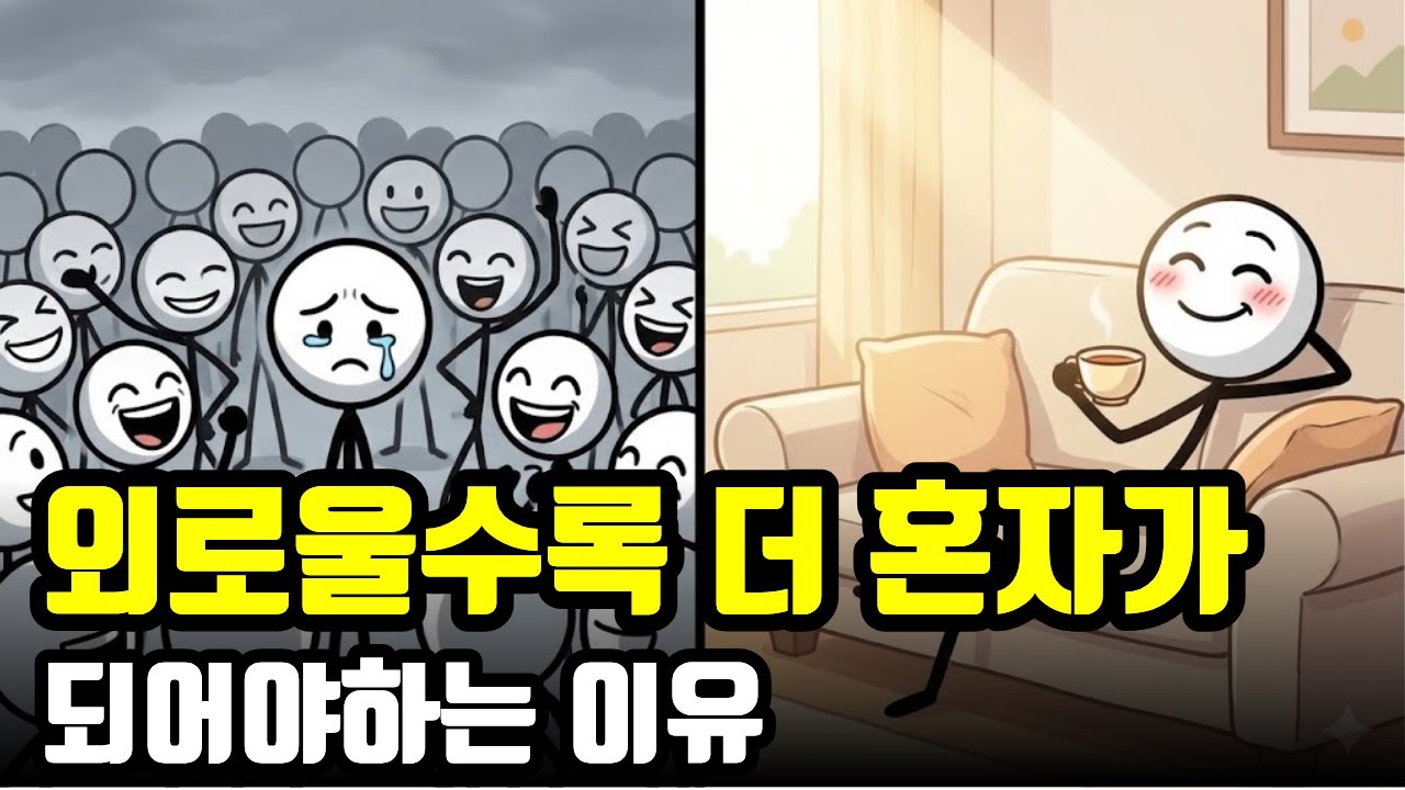 혼자가 편한 사람들 진짜 심리 | 행복 시작